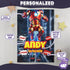 Personalized Iron Baby Blanket – Superhero Style for Your Little Star | Custom Name & Birthdate